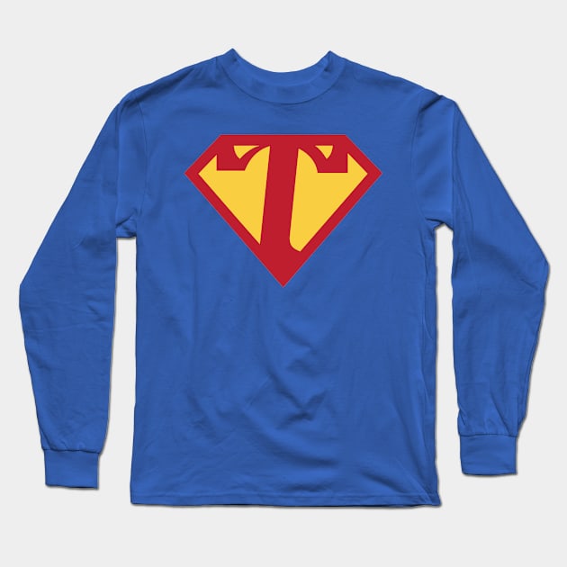 Letter T Long Sleeve T-Shirt by Ryan